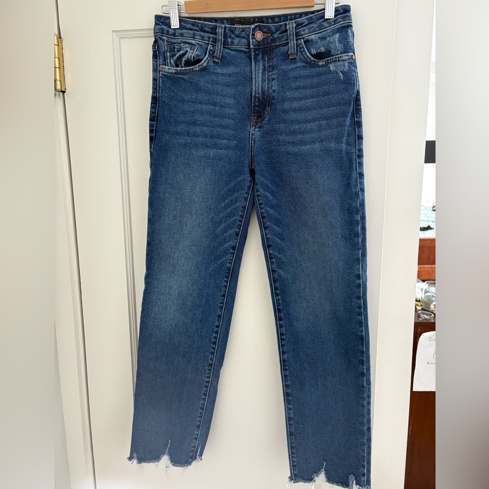 Just Black Dark Blue Ankle Jeans